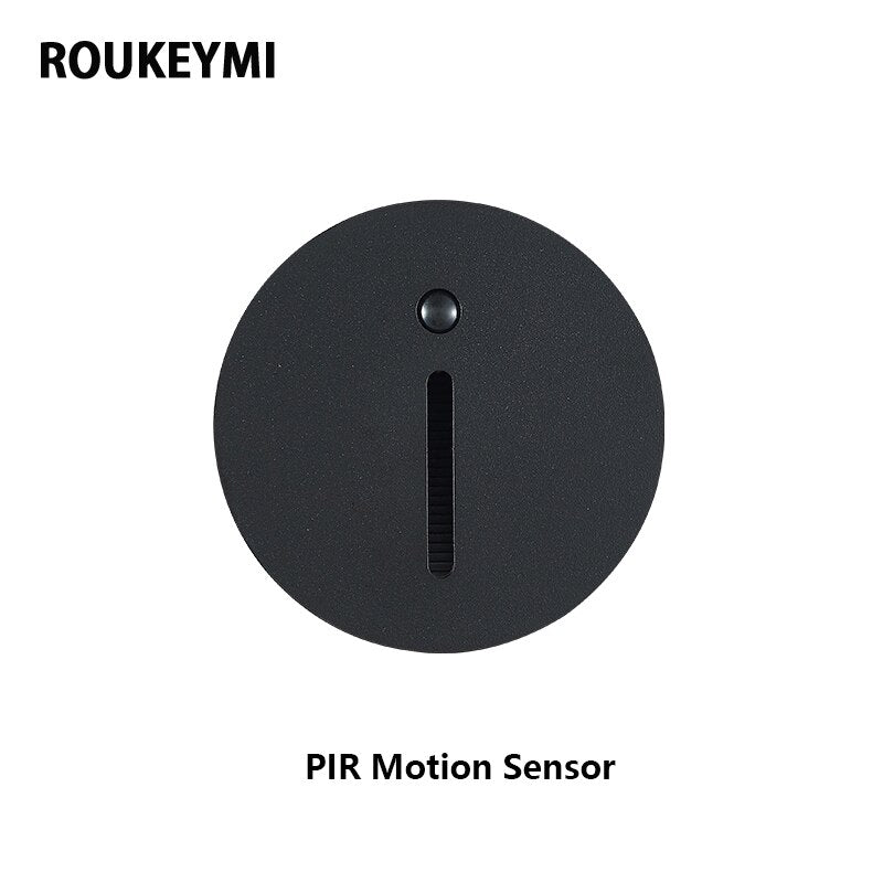 ROUKEYMI Waterproof Interior Sensor Staircase Light PIR Night Corner Led Footlight outdoor staircase light Sensor light