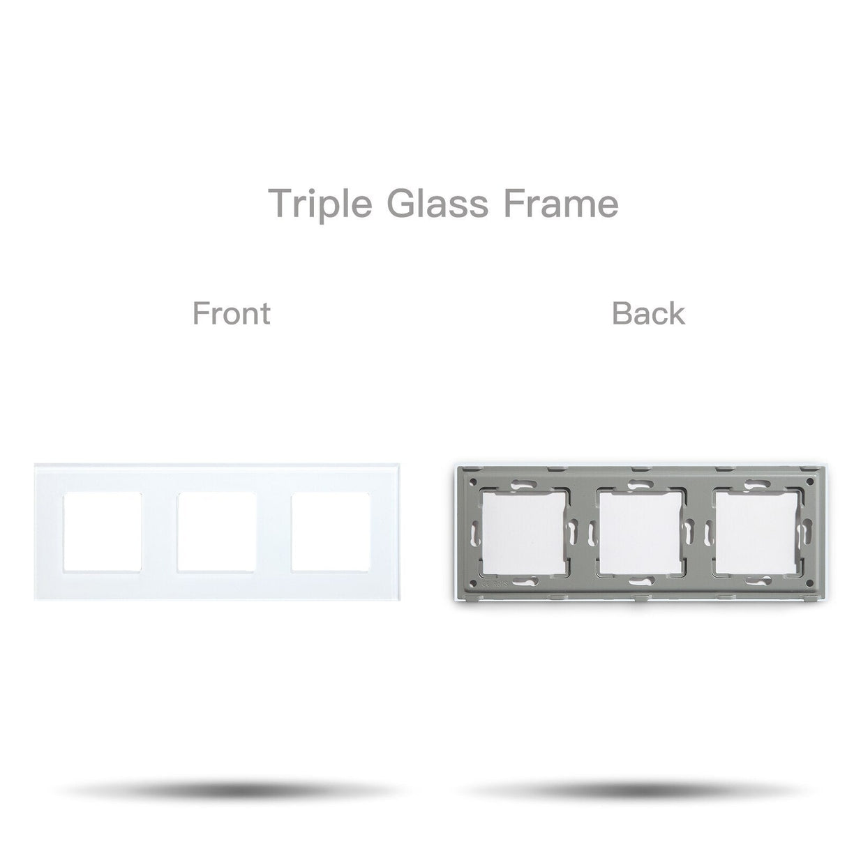 Wall Light Switches Glass Panel Parts White USB Sockets Function Parts DIY EU CAT5 TV Sockets Power Outlet Parts