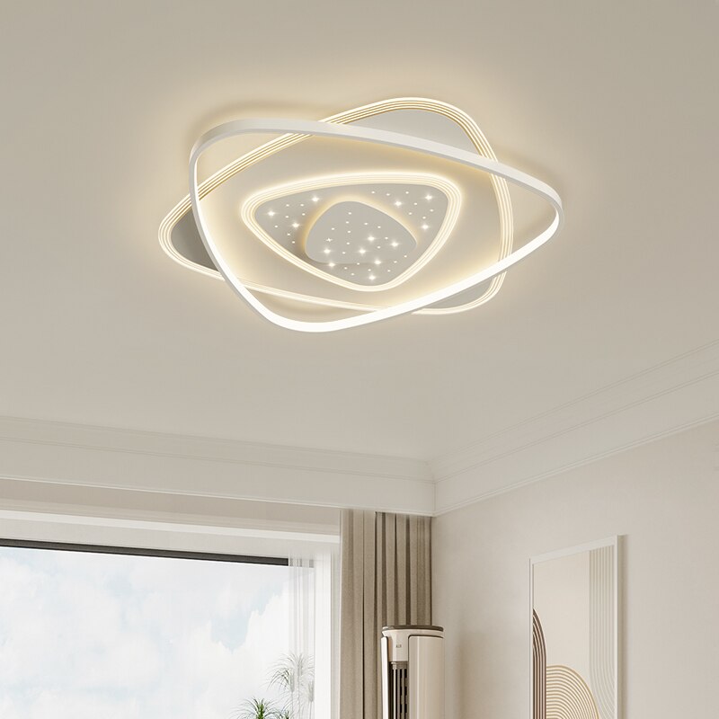 Led Ceiling Lamp Modern Minimalist Atmosphere Living Room Headlight Master Bedroom Dining Room Chandelier Home Indoor Decor Lamp