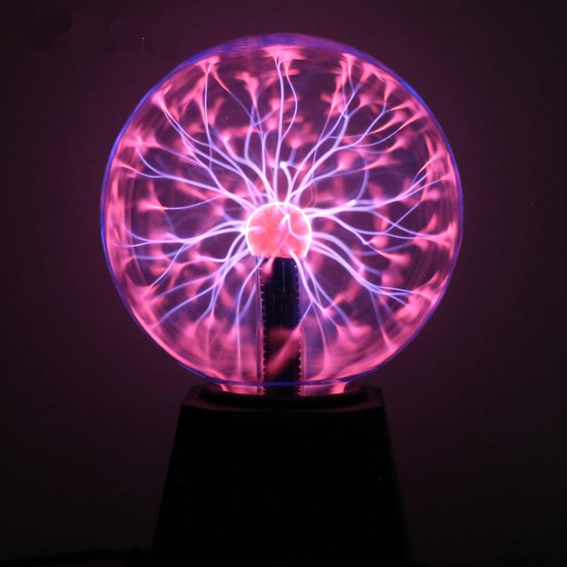 Novelty Glass Magic Plasma Ball Light Electric Lamp 220V 3 4 6 8 Inch Night Light Decor Plasma Lamp