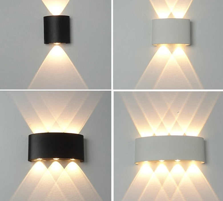 Magdalyn Outdoor Wall Lamp Aluminum Home Decoration Porch Sconce Up Down Building Fixtures Nordic Interior Waterproof Led Light