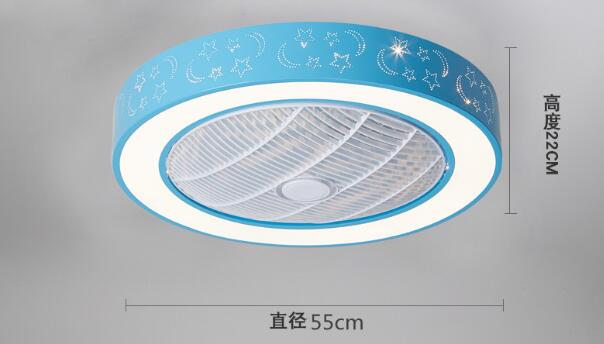 Smart Ceiling Fans with Lights APP+Remote Control White Painted Iron Acrylic Fan Light Dimmable Bedroom Living Room Fan Lamp