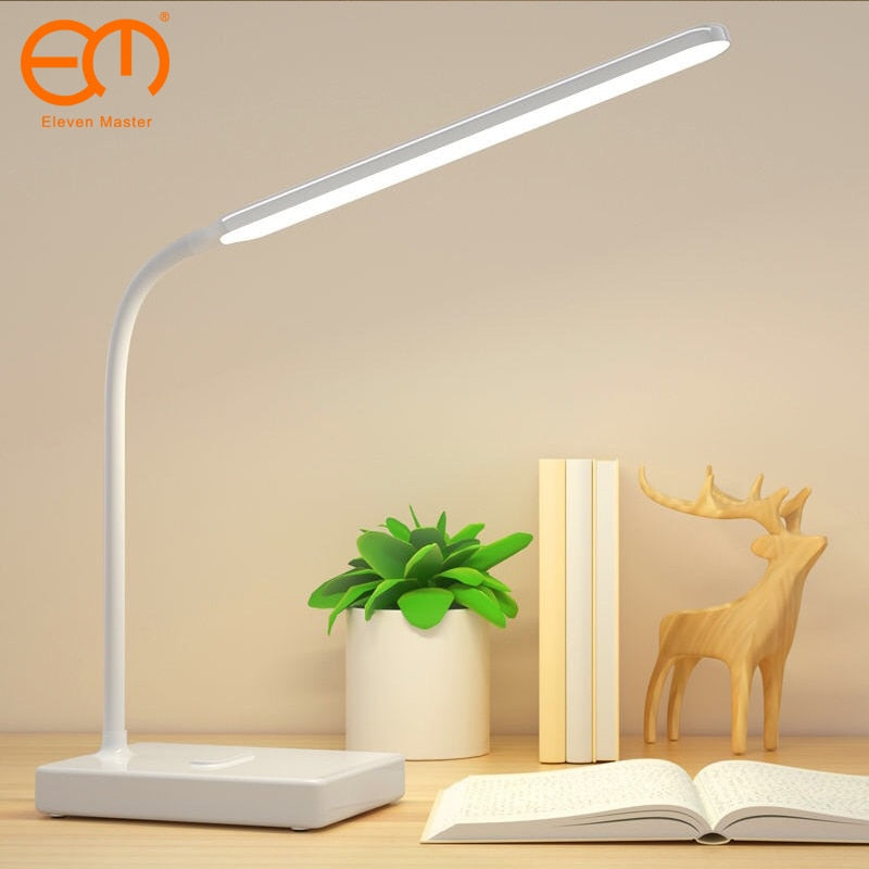 Desk Lamp Touch Table Lamps For Living Room Gooseneck Desktop Foldable Dimmable Eye Protection Study Lamp Led Light ZZD0008