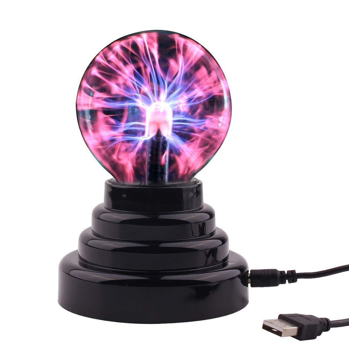 Novelty Plasma Ball Light Touch Lamp Christmas Kids Decor Gift Magic Electrostatic Lightning Ball Air Purification Lamp