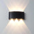 LED Wall Sconces Modern Indoor Outdoor Lamp, White Up Down Wall Mount Lights for Living Room Hallway Bedroom Decor