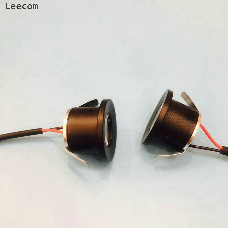 mini led spot For Kitchen1pcs/lot black Downlight 31mm Cabinet Spot Light 3w Ceiling Recessed Lamp faretti led Dimmer