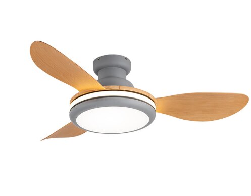 LED Ceiling Lamp Fan With Light DC Lighting Remote Control 220v Lights Modern Bedroom Hanging For Living Room Home Silent Lamps