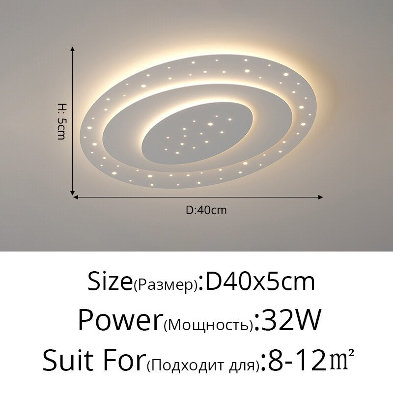 Minimalist Led Living Room Ceiling Lamp Modern Simple Home Atmosphere Master Bedroom Lamp Design Sense Ring Indoor Lighting Lamp