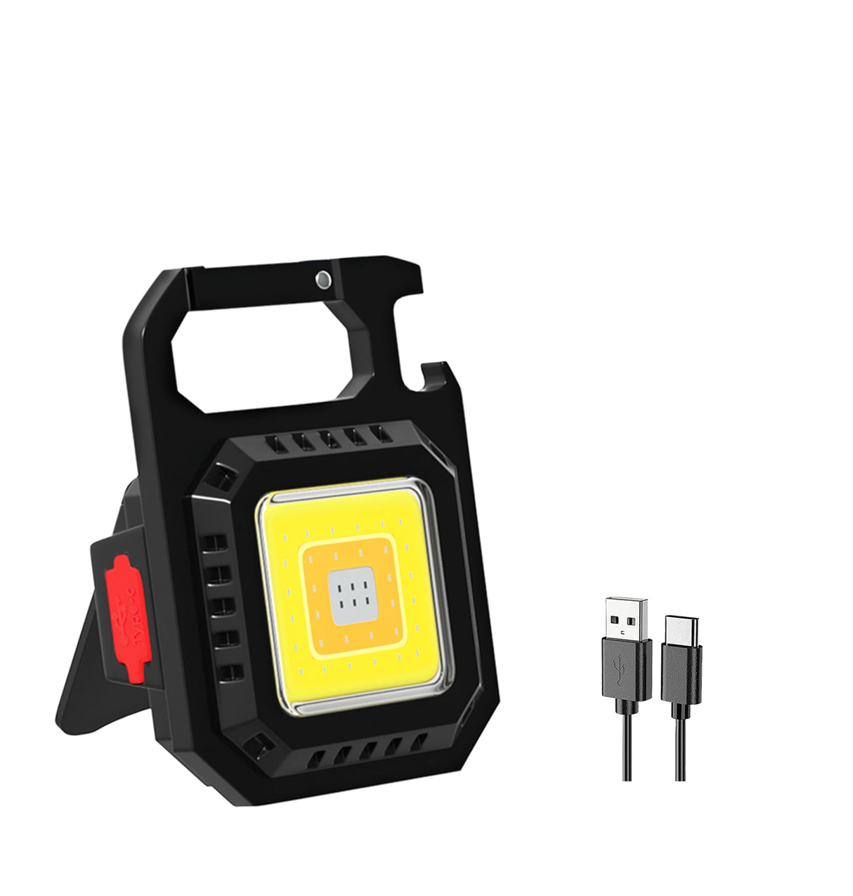 Multifunctional Mini Glare COB Keychain Light USB Charging Emergency Lamps Strong Magnetic Repair Work Outdoor Camping Light