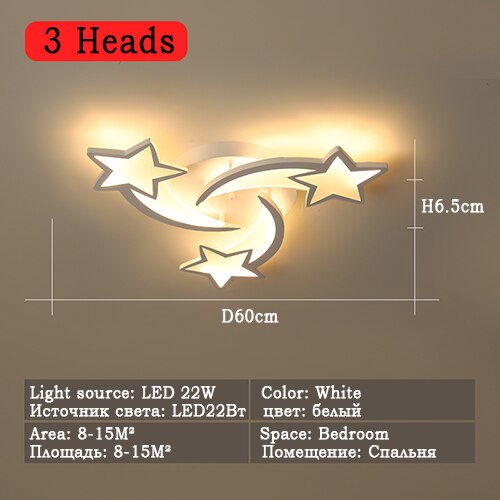 Modern Ceiling Chandeliers For Indoor Ceiling Lighting LED Lamp White For Living Room Bedroom Lamp Home Decoration Fixtures