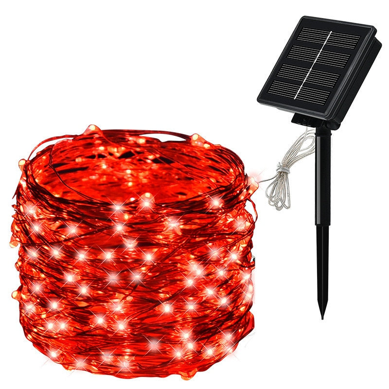 Solar String Fairy Lights 5m 50LED / 30M 300 LED Waterproof Outdoor Garland Solar Power Lamp Christmas For Garden Decoration
