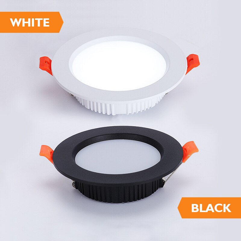 LED Recessed Downlight 18w 15w 110V 200-240V Ceiling Lamp 12W 9W 7W 5W Thick aluminu Natural White For Indoor lighting Spot lamp