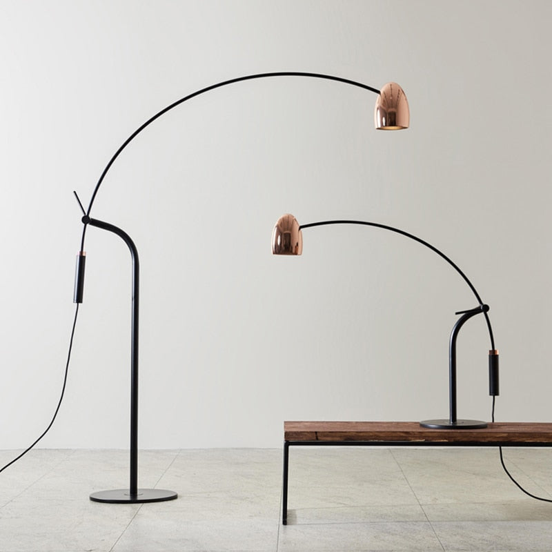 Nordic Modern Minimalist Living Room Floor Lamp Bedroom Creative Designer Sofa Fishing Vertical Table Lighting