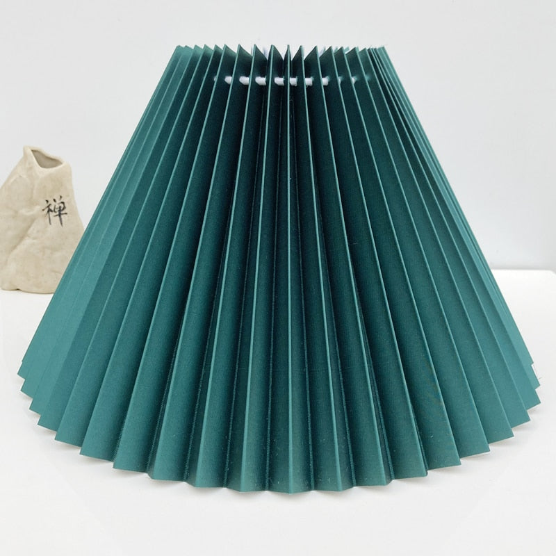 DIY pleated lampshade table lamp / wall lamp / floor lamp / chandelier cloth cover E27 lighting accessories