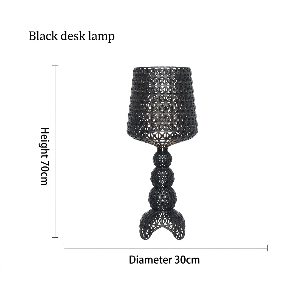 Italy Design Kartell Kabuki Table Lamps Acrylic Desk Lights Art Decor LED Standing Light Living Room Bedroom Hollow Floor Light