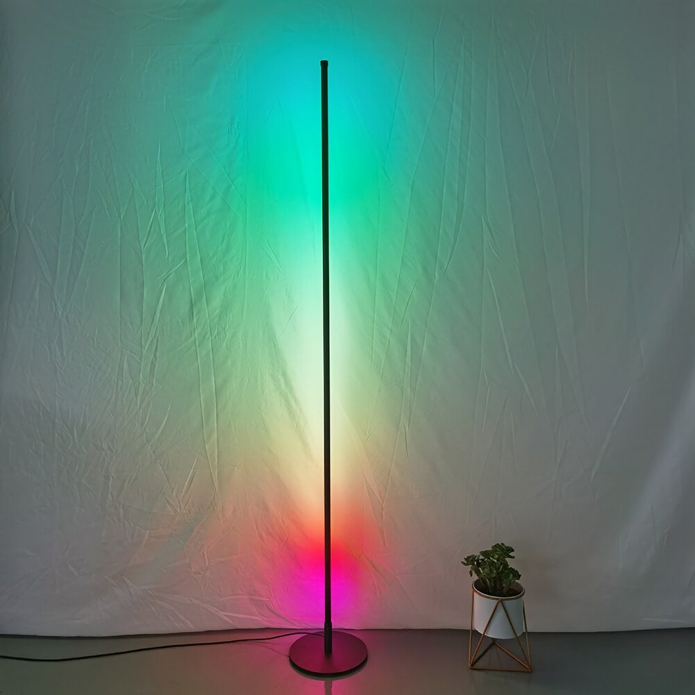 LED Floor Corner Standing Lamp RGB Light With Remote Control for Bedroom Living Room Club Home Decoration Atmosphere Night Light