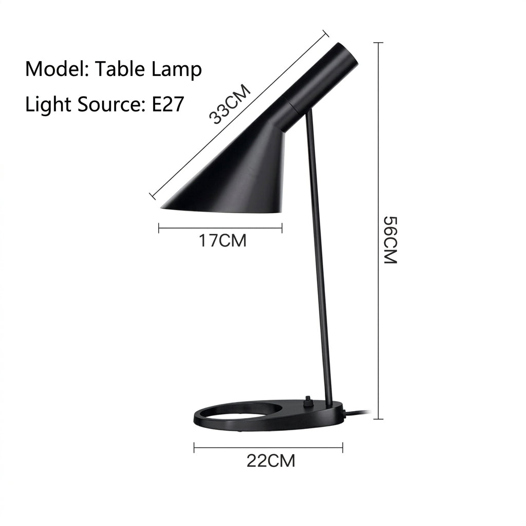 Arne Jacobsen Floor Lamp Living room Studio Bed Side Replica lamp designer scandinavian table lamp Black White standing lamp