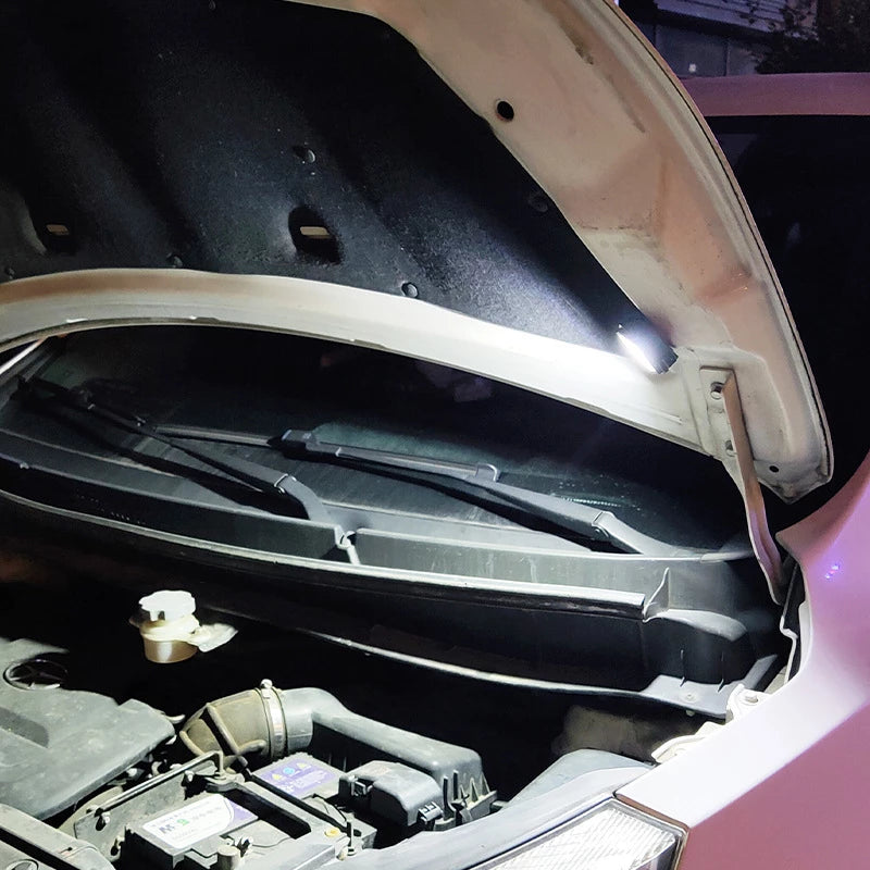 Multifunctional Mini Glare COB Keychain Light USB Charging Emergency Lamps Strong Magnetic Repair Work Outdoor Camping Light