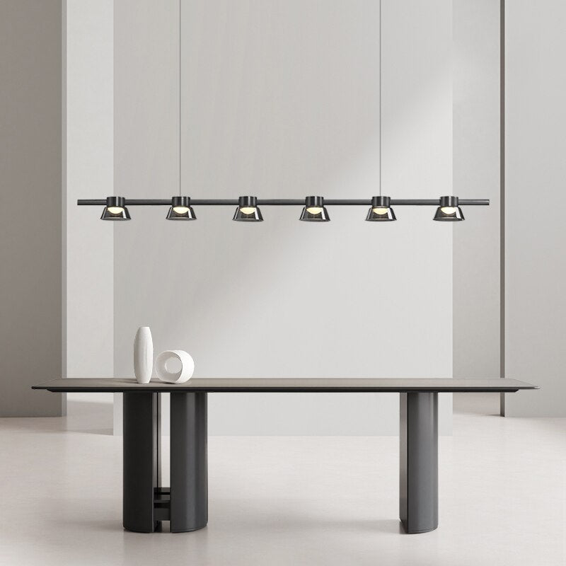 Modern Dinning Room Chandelier Lights Nordic Glass Novelty Decor Chandelier Lighting For Kitchen LED Long Hanging Light Fixture
