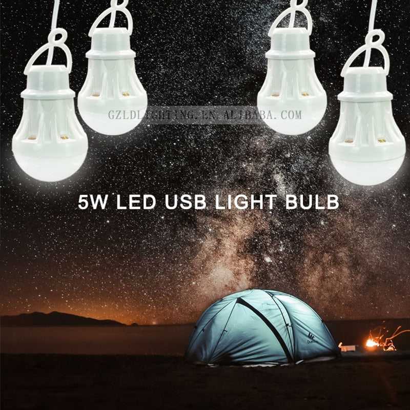 Lantern Portable Camping Lamp Mini Bulb LED