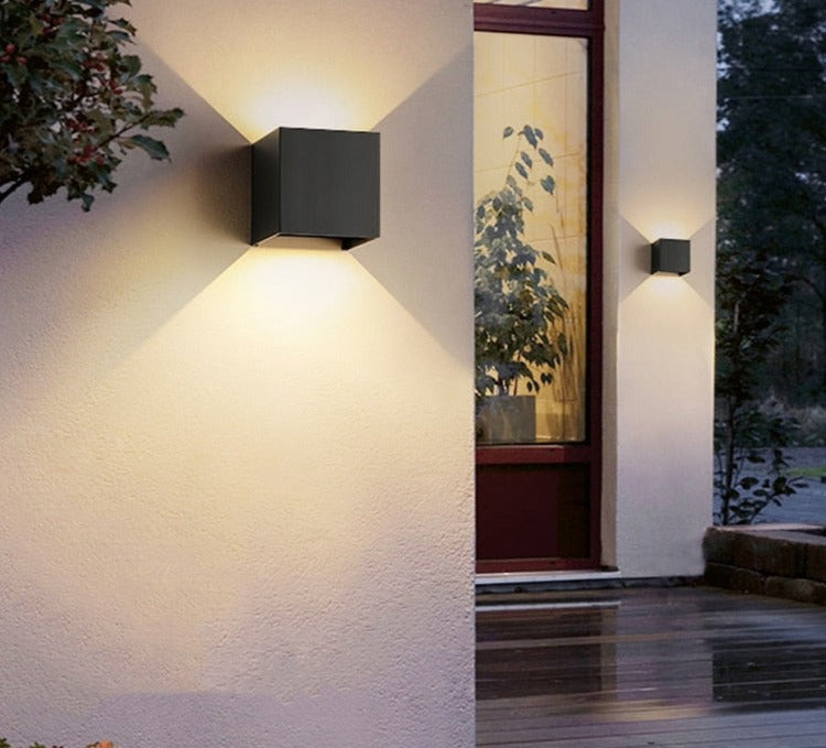 Magdalyn Outdoor Wall Lamp Aluminum Home Decoration Porch Sconce Up Down Building Fixtures Nordic Interior Waterproof Led Light