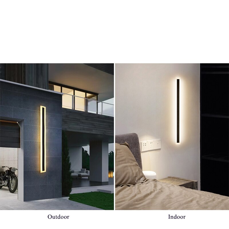Modern LED Wall Lamp IP65 Waterproof Outdoor Wall Lamp Acrylic Lampshade Exquisite For Home Decor Gallery Decoration