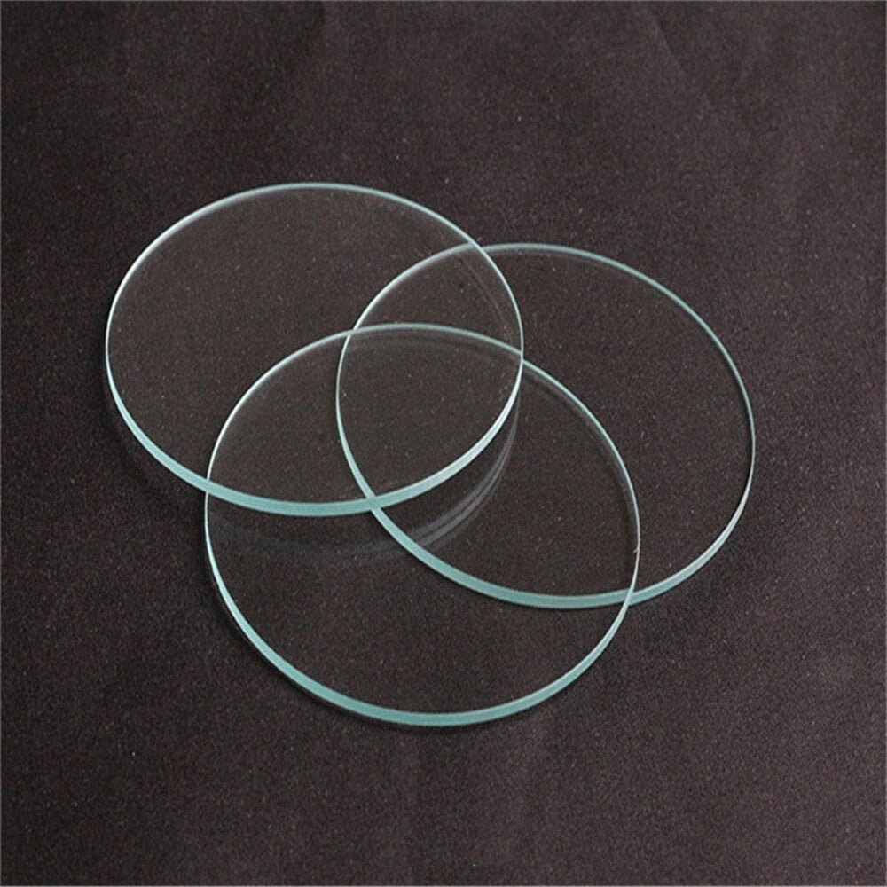 Diameter 97mm 90mm 79mm 74mm 70mm 67mm Glass Lens Round Flat Lens for LED Torch Downlight Flashlight Headlamp