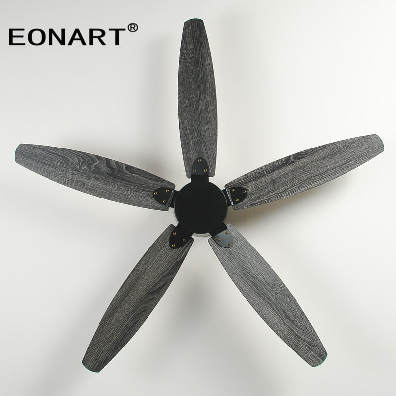 52 Inch Led Ceiling Fan Lamp Roof Home Fans Modern Indoor Decorate Plywood Blade Dc Ceiling Fan With Remote Control Ventilador