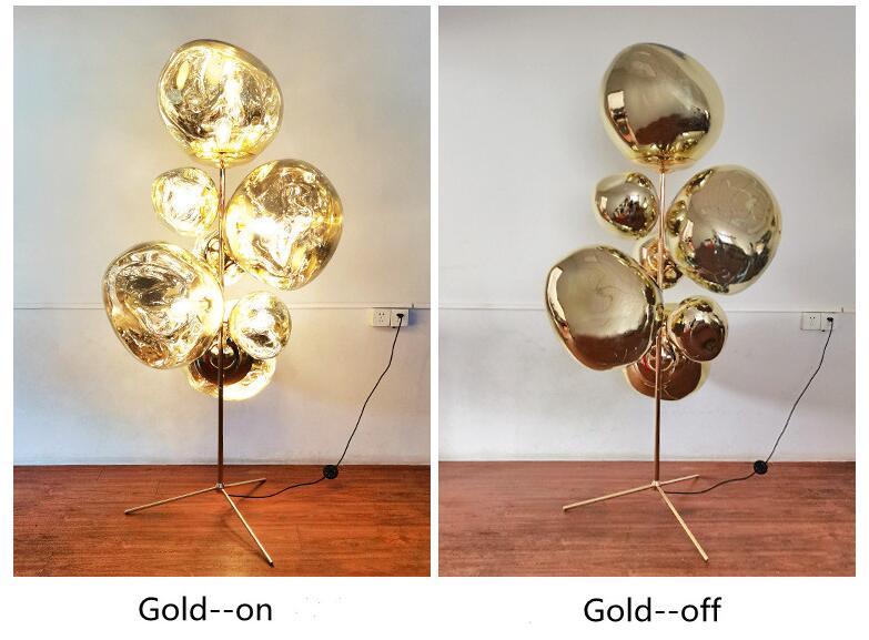 Home Decor Luxury LED Floor Lamp Modern Art Design Living Room Bedroom Sofa Corner Standing Light Globe Lava Floor Lighting