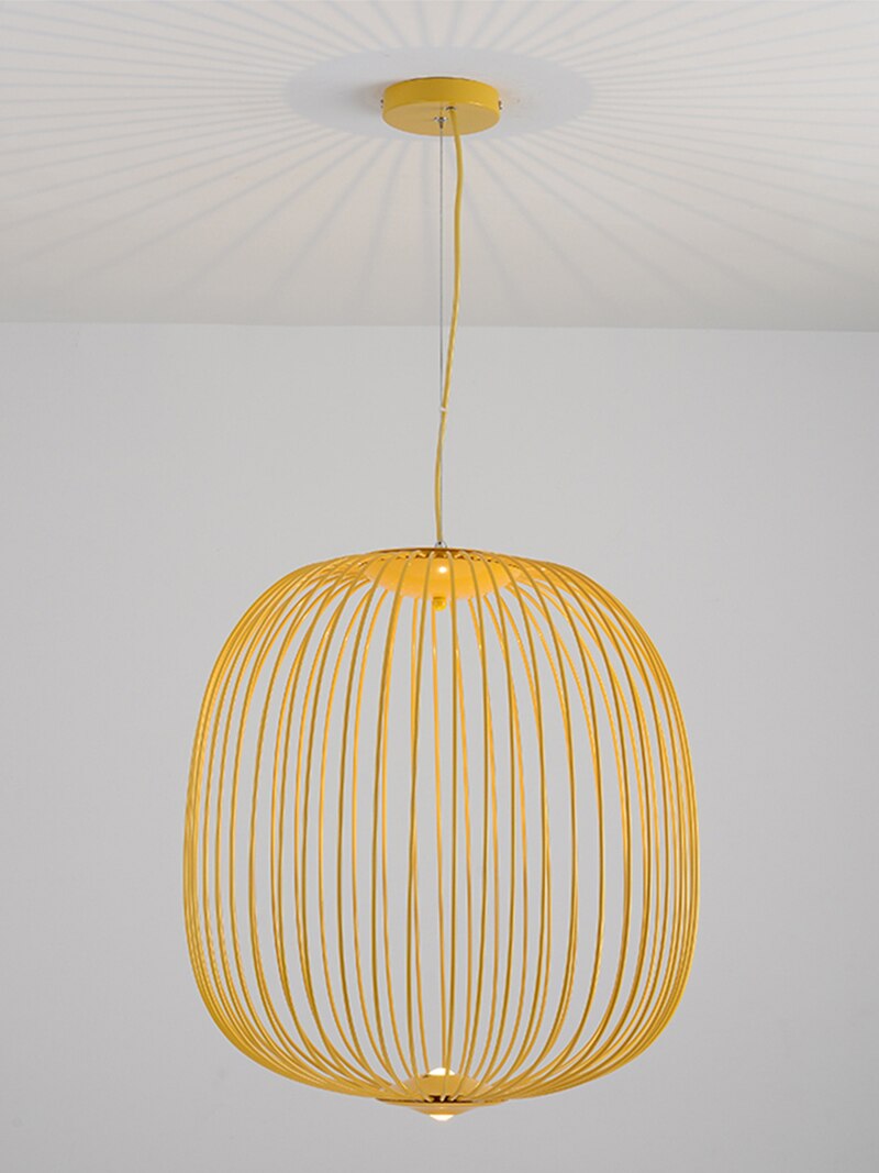 Novelty Cage Pendant Lights Modern LED Hanglamp LOFT Industrial Bird Cage art pendant light lustre Suspension Fixtures