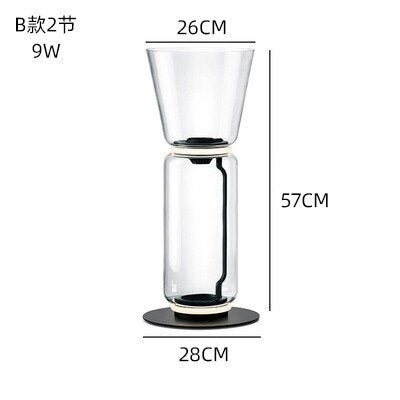Italy Design Heavy Glass LED Floor Lamps Nordic Light Modern Bright Stand Lighting for Living Room Bedroom lustre Decor Fixtures