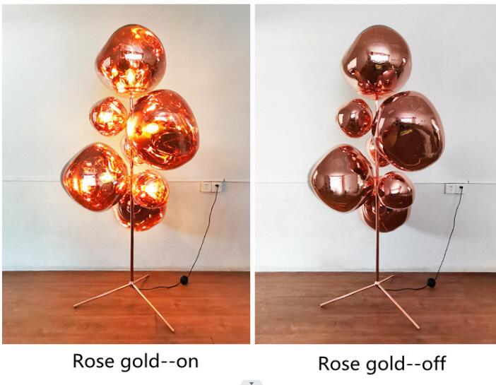 Home Decor Luxury LED Floor Lamp Modern Art Design Living Room Bedroom Sofa Corner Standing Light Globe Lava Floor Lighting