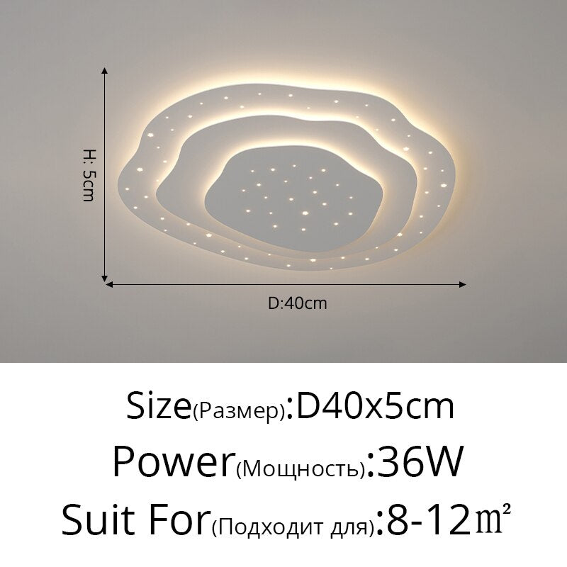 Minimalist Led Living Room Ceiling Lamp Modern Simple Home Atmosphere Master Bedroom Lamp Design Sense Ring Indoor Lighting Lamp