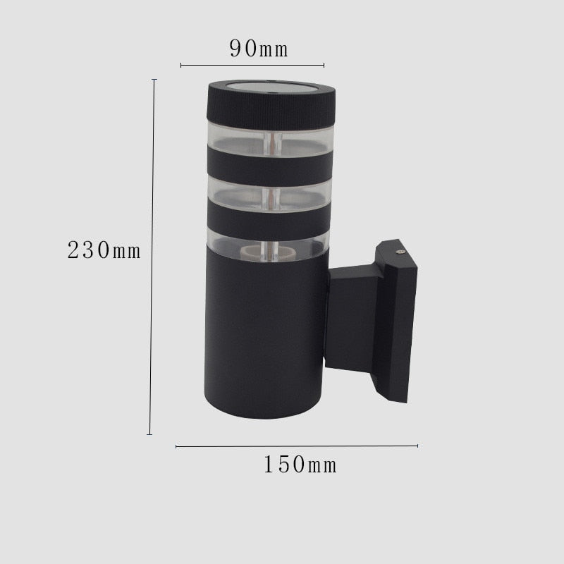 E27 Lights Lighting Outdoor Wall Light Waterproof Up Down Aluminum Garden Light Wall Lamp Corridor Lighting EU US