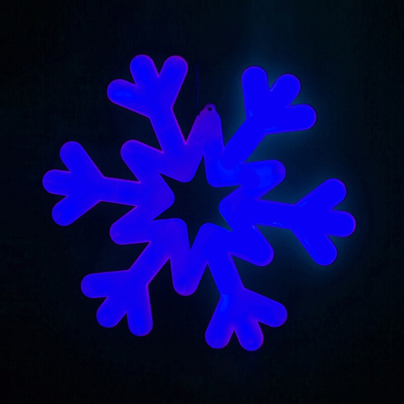 40cm LED Outdoor Pendant Lights Snowflake Lamp Landscape Lighting Christmas Decoration 2023 Neon Night Light For Home Decoration