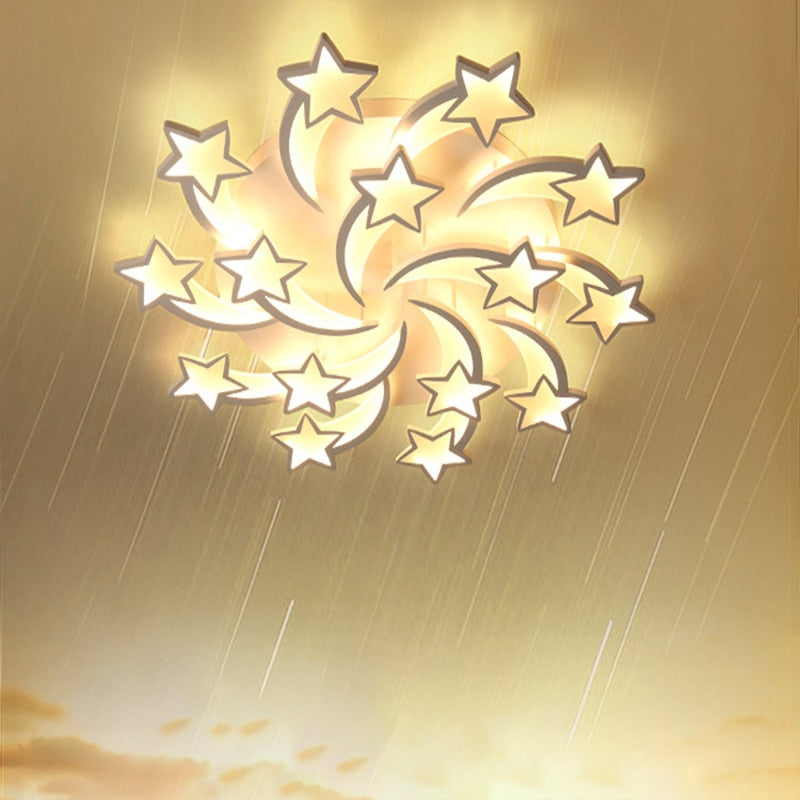 Modern Ceiling Chandeliers For Indoor Ceiling Lighting LED Lamp White For Living Room Bedroom Lamp Home Decoration Fixtures