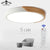 LED Surface Mount Ceiling Light Modern Ultra Thin Lighting Wood Lamp Fixture  Living Room Home Decor Balcony Remote Control