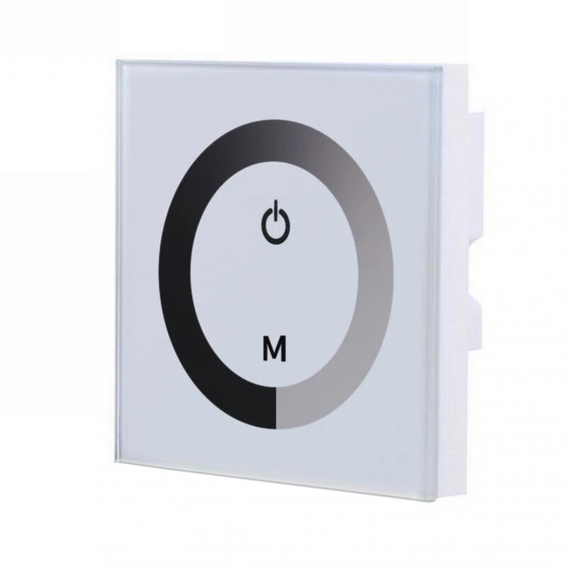 Dc 12v-24v Touch Panel Led Lights Dimmer Smart Controller Wall Mounted Switch Lights Controller Dc Panel Touch Switch Hardware
