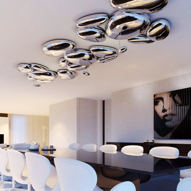 Modern Water Drop Led Ceiling Lights Living Dining Room Led Ceiling Chandeliers Lighting Home Decor Cafe Ceiling Lamp Luminaire