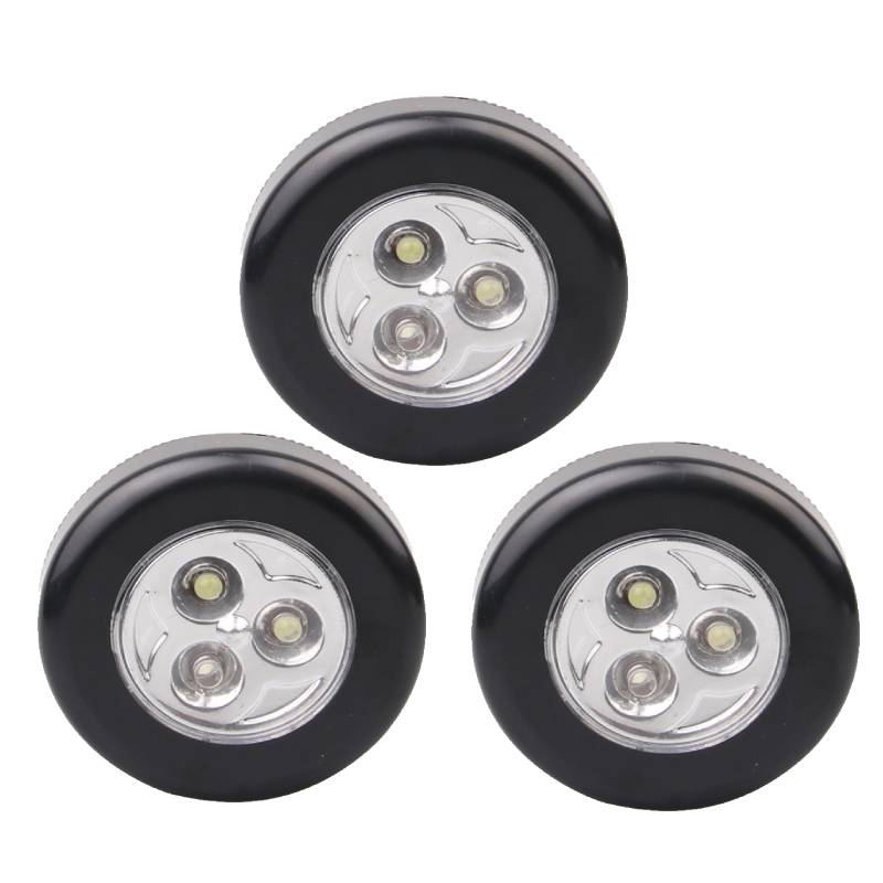 Mini LED Touch Control Night Light Wardrobe Bedroom Stairs Kitchen Wireless LED Cabinet Light Battery Powered Closet Wall Light