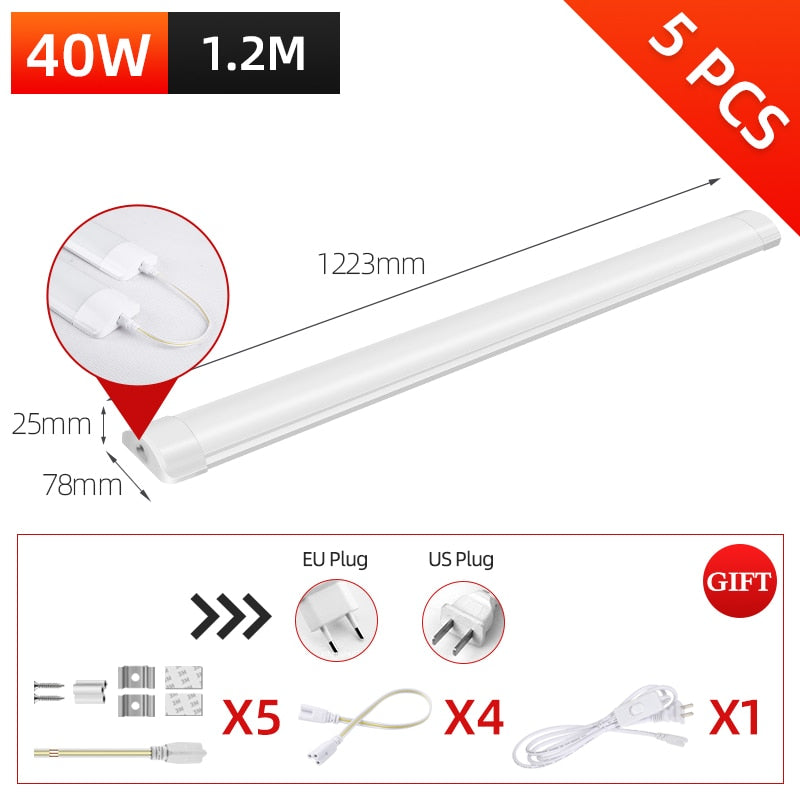 Led Lamps 10W 20W Ceiling Lamp for Living Room Decoration Wall Lights Led Light Bar for The Garage Lighting Kitchen Lamp 220v