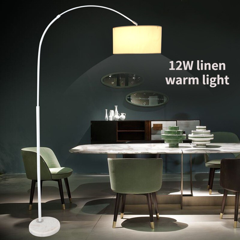 RSSER New Modern Nordic Big Sale Simple LED Floor Lamp Black White Standing Light Corner Apartment Lamp For Bedroom Decoration