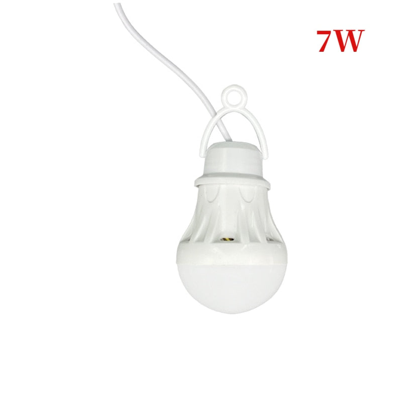 LED Lantern Portable Camping Lamp Mini Bulb 5V USB Power Book Light Reading Student Study Table Lamp Super Birght for Outdoor