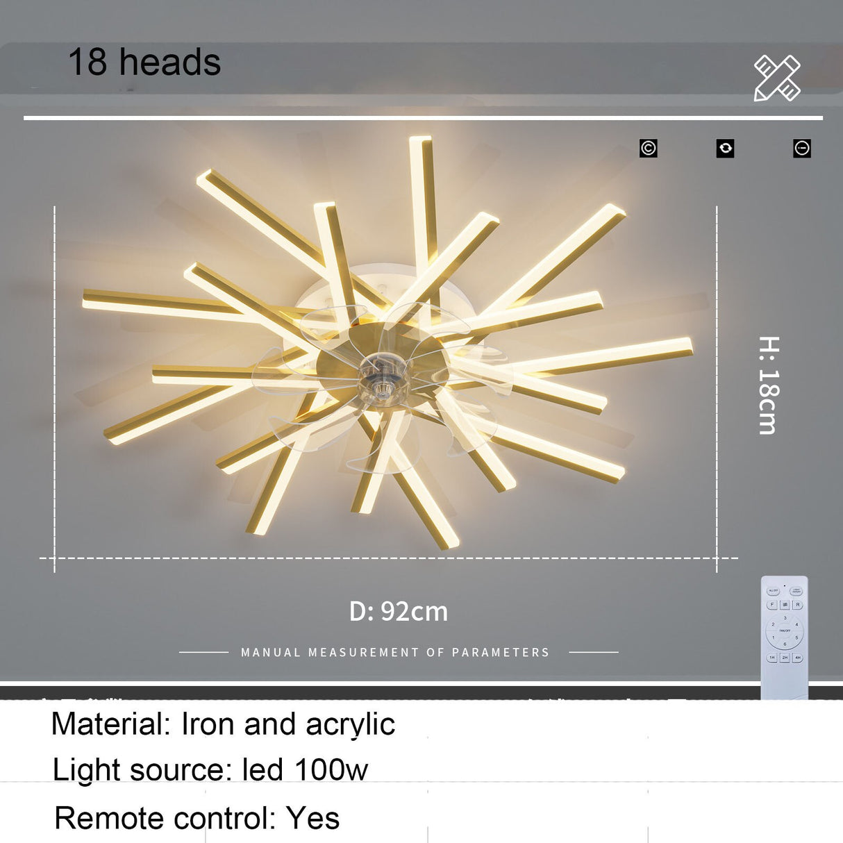 New Nordic Ceiling Fan Living Room Led Invisible Fan Lamp Ceiling Bedroom Fan Remote Control Reversible Blades Fans 110V 220V