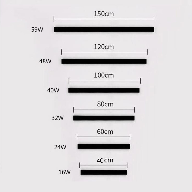 Best selling long wall lamp bedside lamp bedroom light strip simple personality master bedroom line TV sofa background decorativ