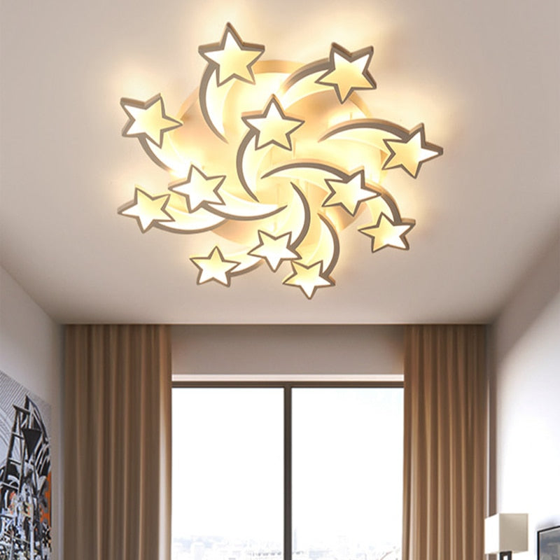 Modern Ceiling Chandeliers For Indoor Ceiling Lighting LED Lamp White For Living Room Bedroom Lamp Home Decoration Fixtures