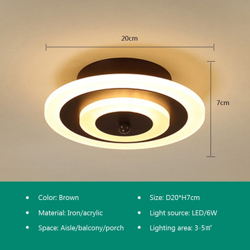 Modern LED Ceiling Lamp For Dining Living Room Bedroom Kitchen Aisle Corridor Stairs Entrance Minimalist Style Home Decor Light