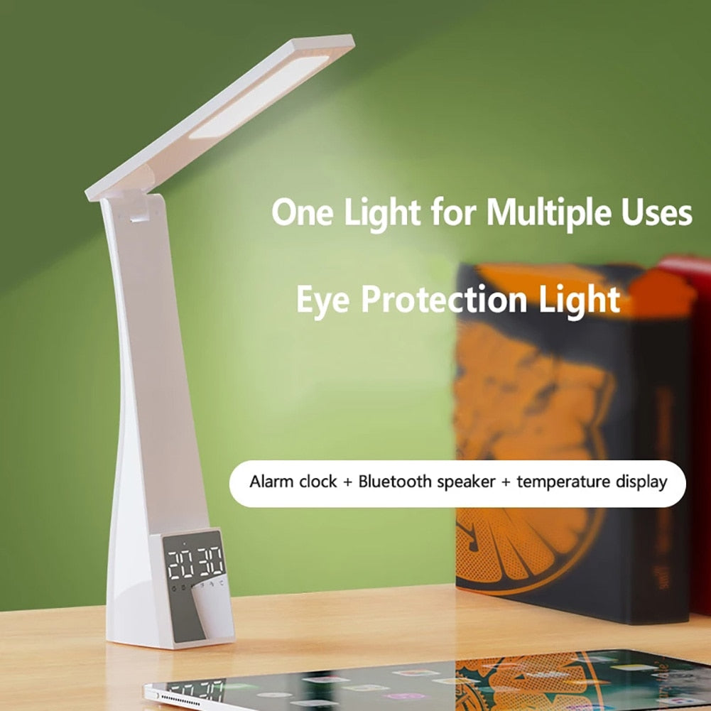Led Desk Lamp Eye-Protection 3 Color Temperature Stepless Dimming USB Charging Night Light Bedroom Study Reading Table Lamps