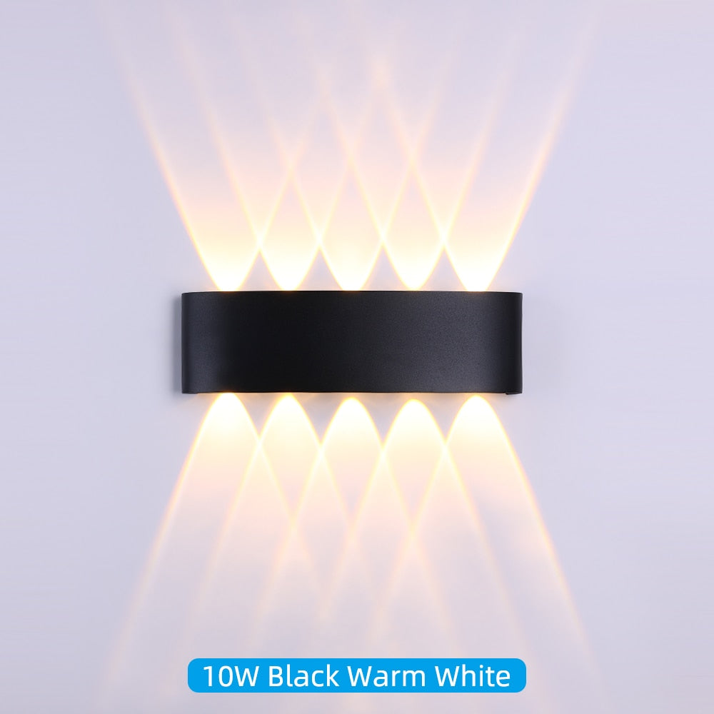 LED Wall Lamp,IP65 Waterproof Aluminum Interior or outdoor Lighting Lights for courtyard Bedroom wall Stairs ,Led Wall Light