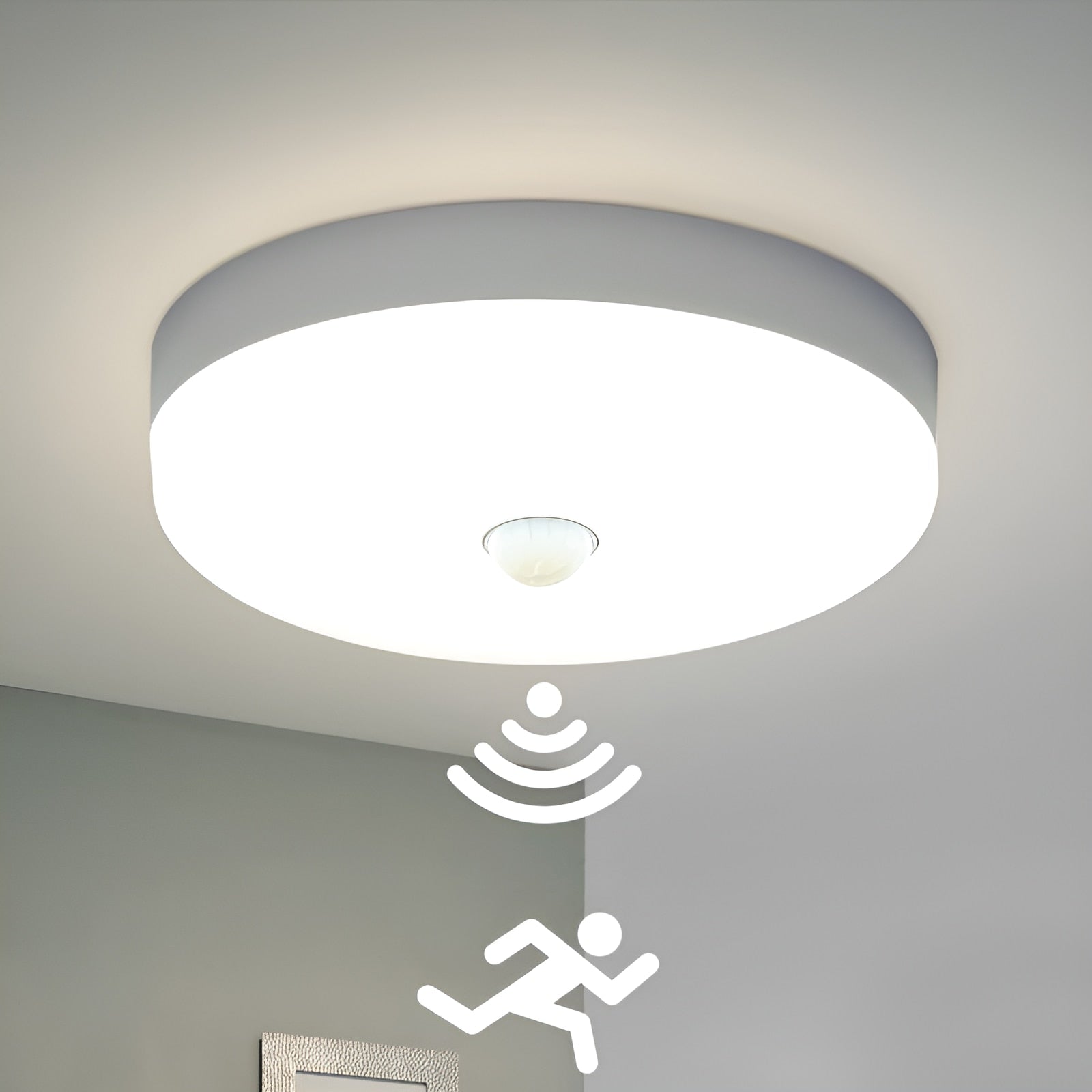 Motion Sensor Light Ceiling Lamps Modern Smart Home Indoor Aisle LED Hanging Induction Lighting LivingRoom Ceil Luminaire Lamp